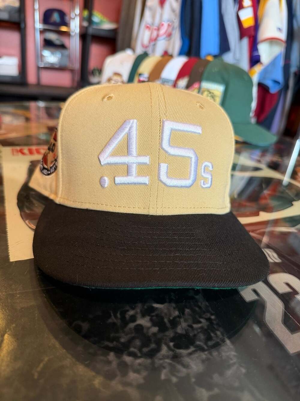 New Era Houston .45s Size 7 40th Anniversary Fitted Hat